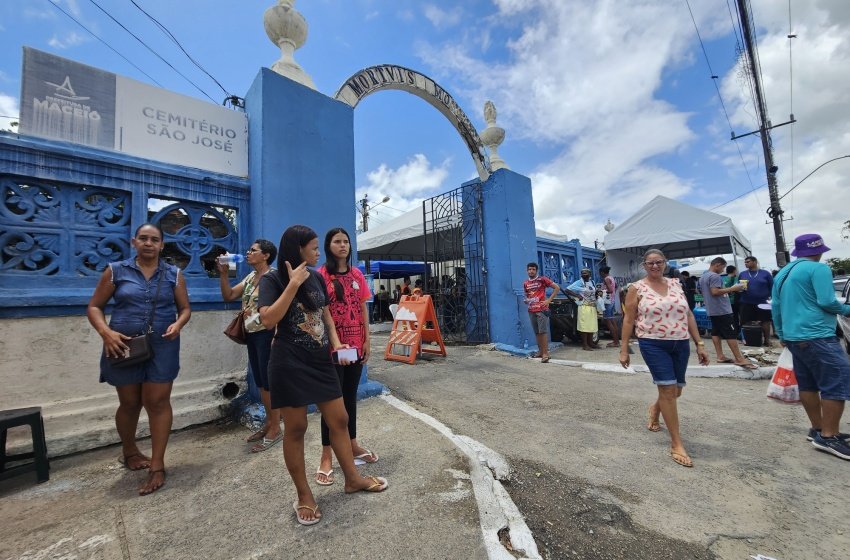 Cemitérios de Maceió abrem das 7h às 17h no Dia de Finados, com missas e bênçãos