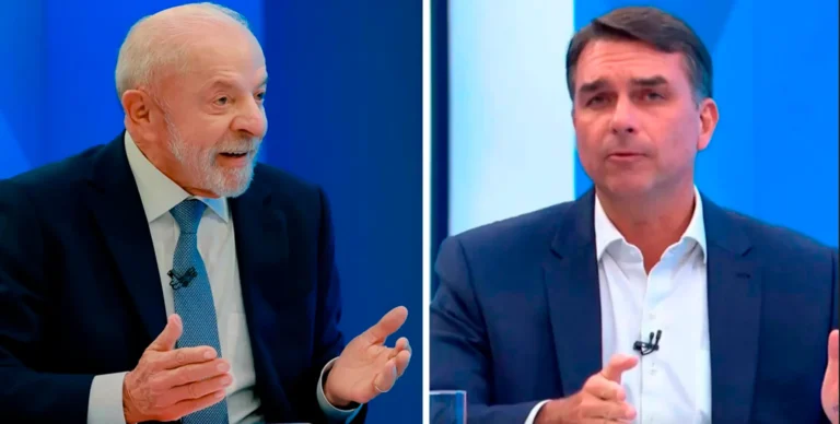 Lula e Flávio Bolsonaro fazem hoje, às 20h, o primeiro debate frente a frente na Band